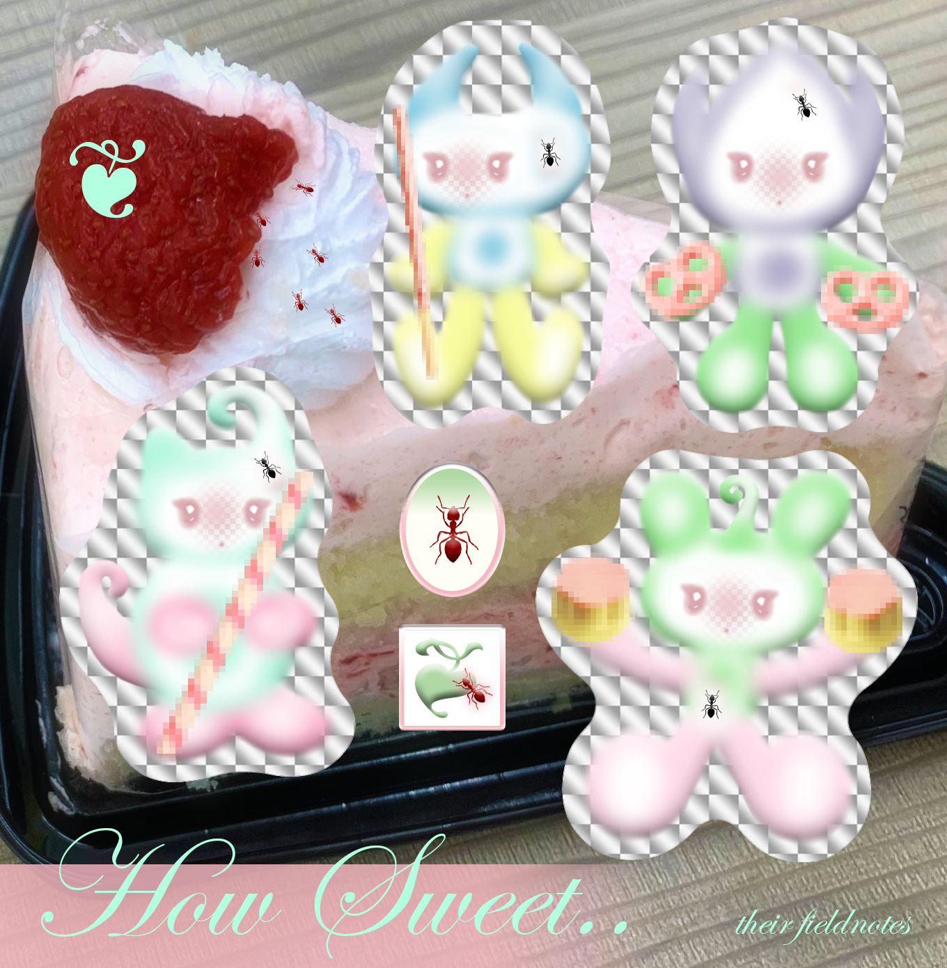 HOW SWEET V1 STICKERS