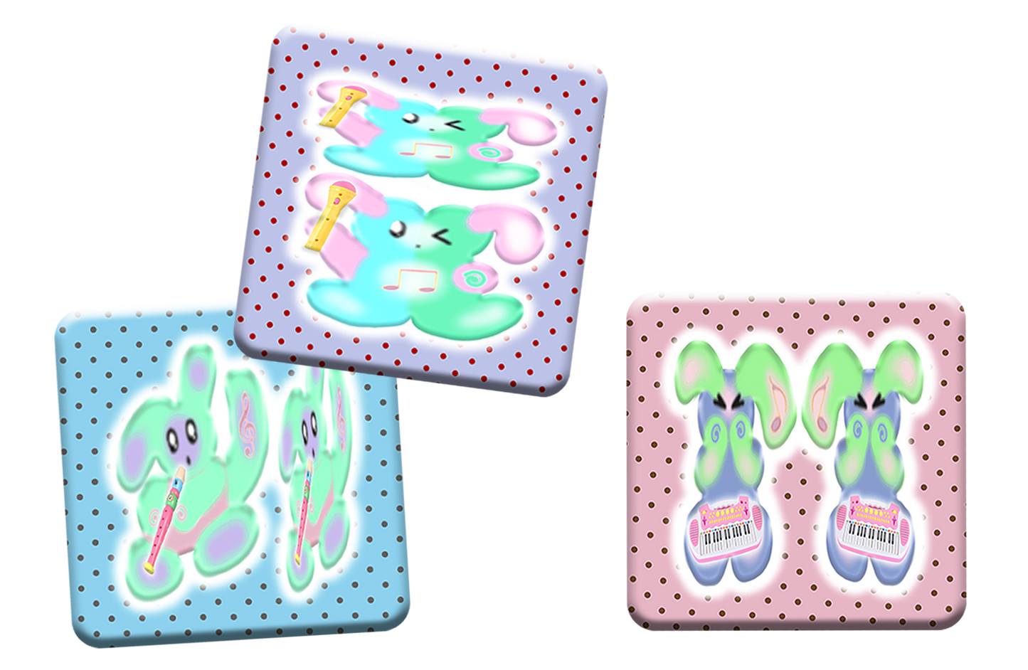 MUSIC LOVERS SQUARE PIN