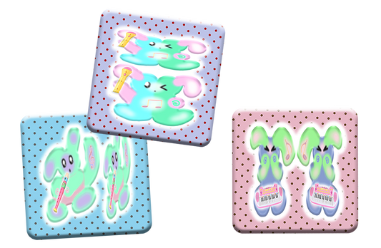 MUSIC LOVERS SQUARE PIN