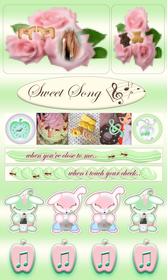 SWEET SONG STICKERS