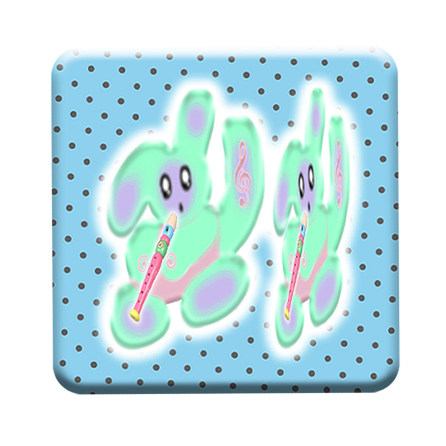 MUSIC LOVERS SQUARE PIN