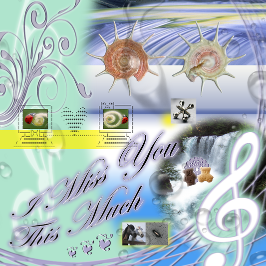 I MISS YOU THIS MUCH PRINT