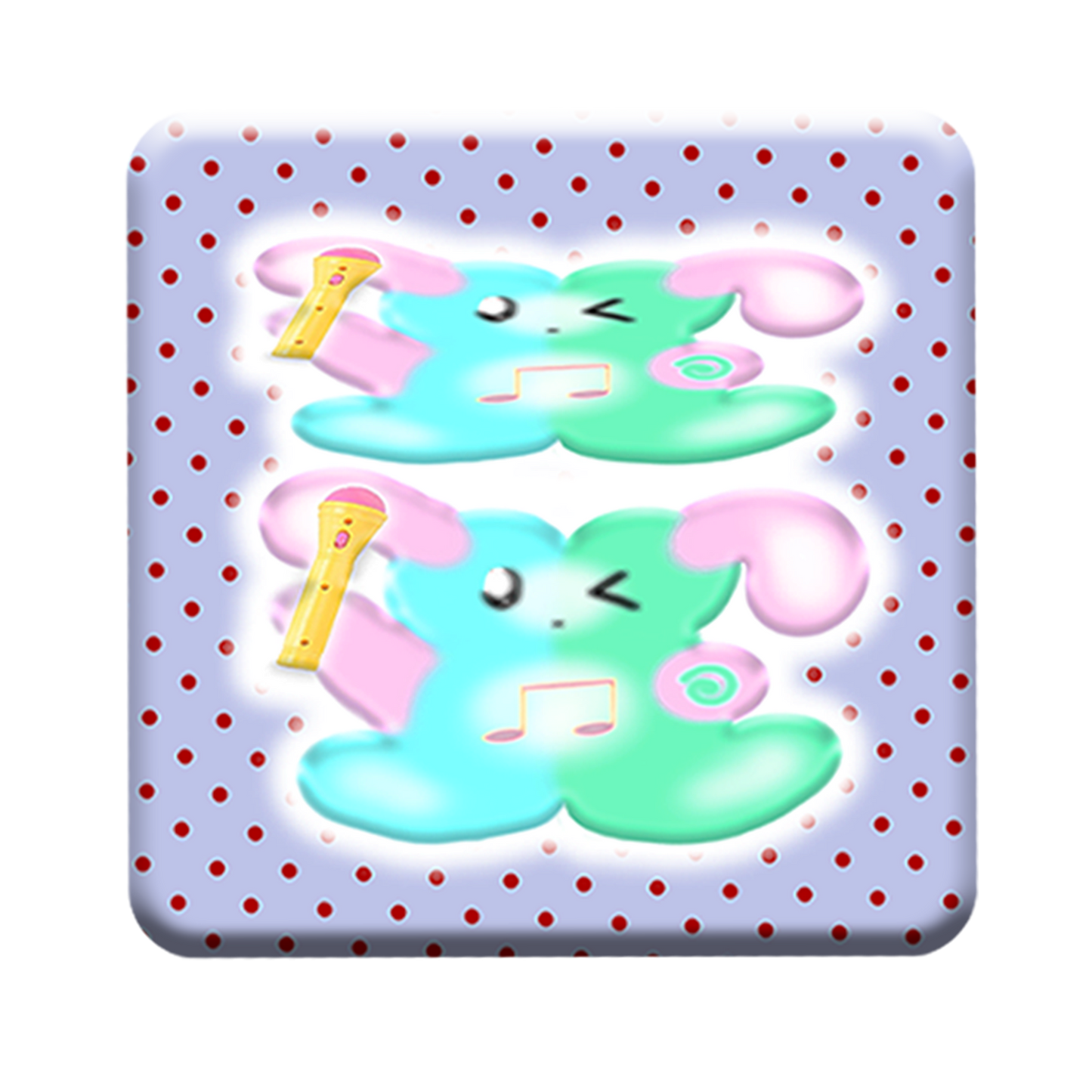 MUSIC LOVERS SQUARE PIN