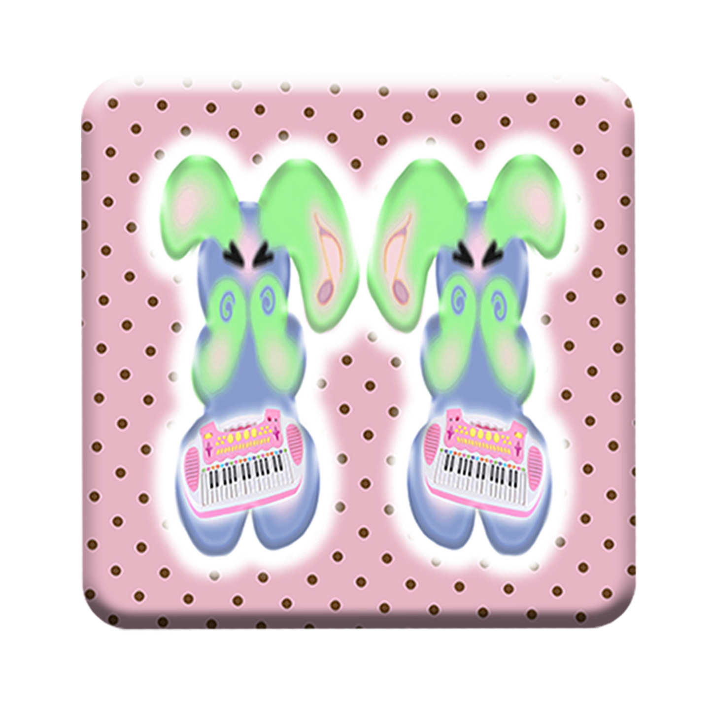 MUSIC LOVERS SQUARE PIN