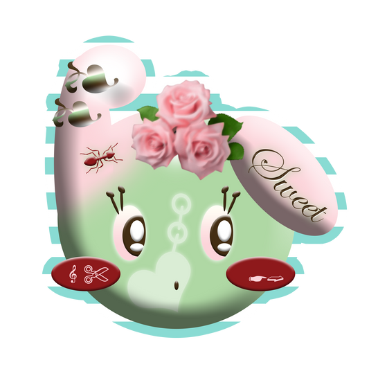 SWEET LIKE PANDAN CAKE STICKER